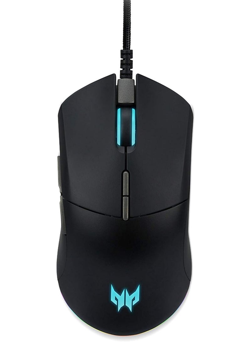 Acer Predator Cestus 330 Gaming Mouse with PixArt 3335 Sensor, Adjustable DPI Settings, 16.8 Million RGB Color Lighting Combinations & NVIDIA Reflex - Image 1